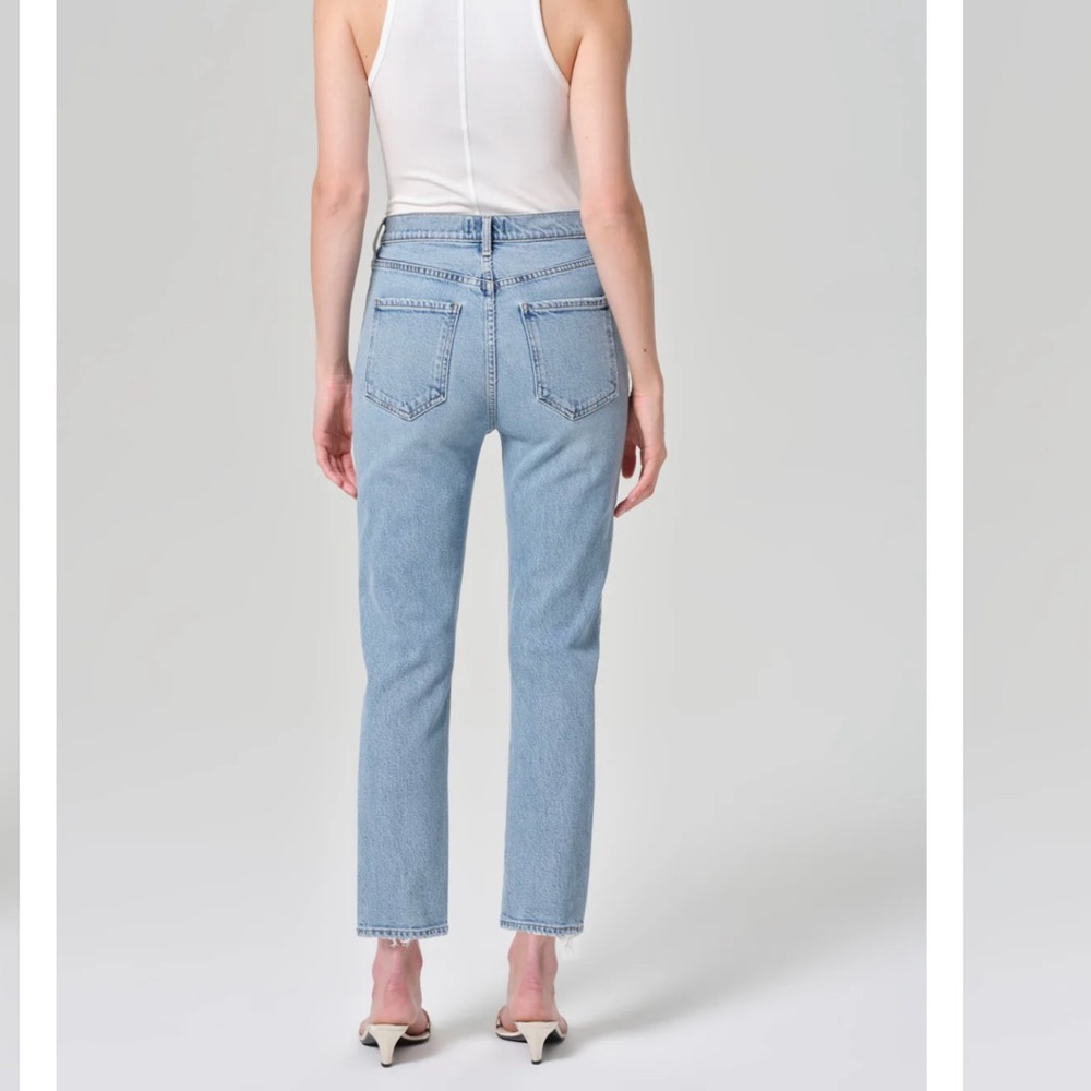 Agolde Women's Riley Crop Straight - Picture 3 of 9
